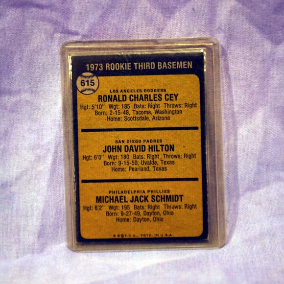 1973 Rookie Baseball Card-Tops - Picture 3 of 4